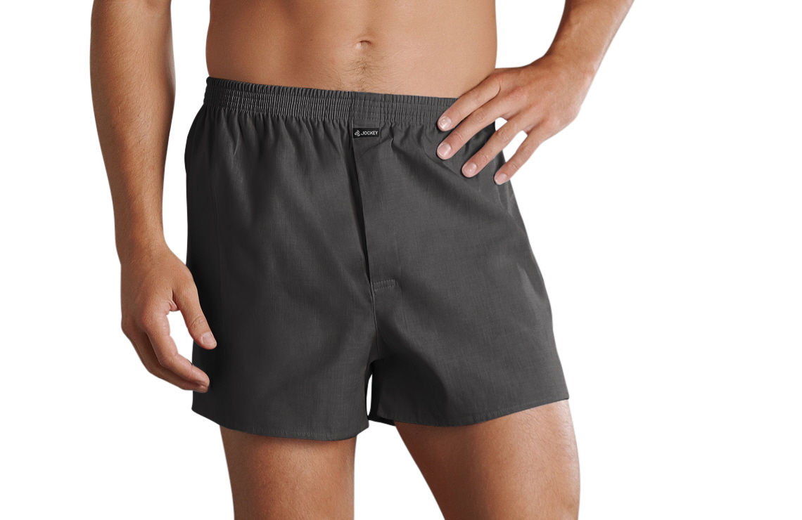 Mens JOCKEY Classic Cotton Woven Boxer Short Underwear